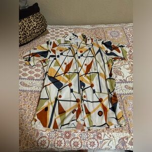 - Zara short sleeved button up